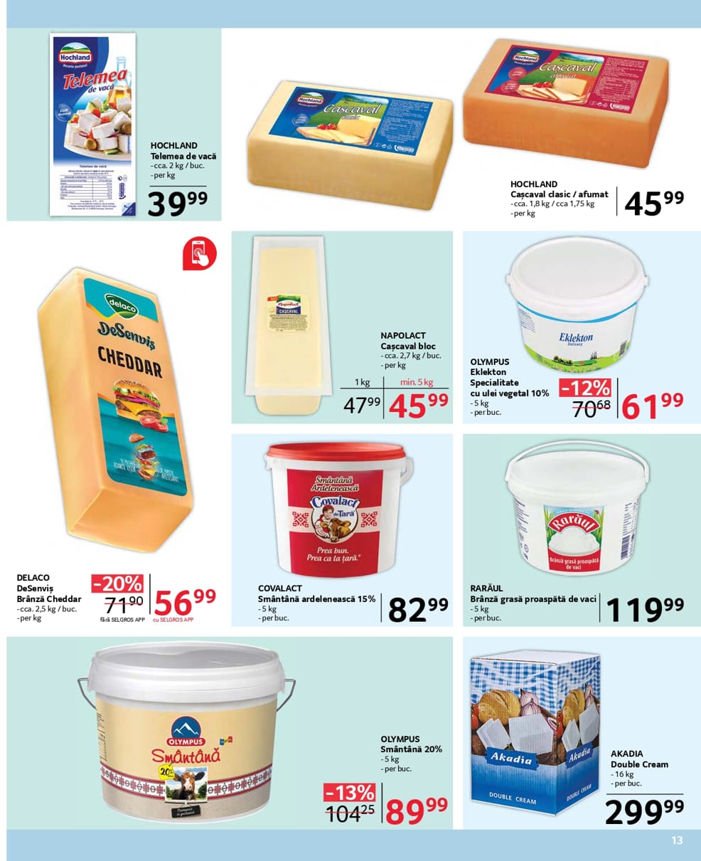 catalog Selgros gastro food